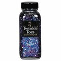Twinkle Glitter Products TP0530 4 oz Toes Hoof Polish, Rainbow Stars 1295-RS
